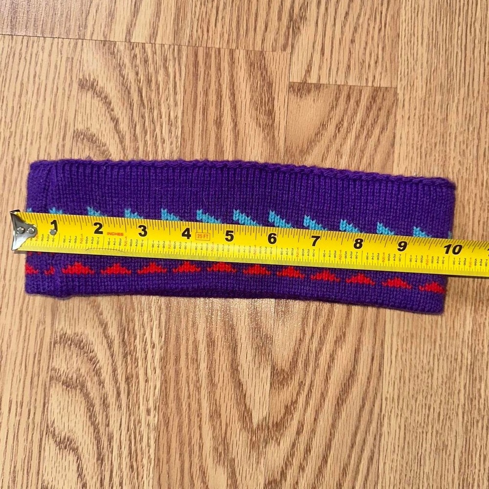 Vintage Vermont Mountain Wool Double sided Headband - Picture 5 of 5